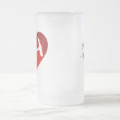 You Rock My World: Rock Hammer Heart Matglas Bierpul (Center)