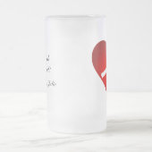 You Rock My World: Rock Hammer Heart Matglas Bierpul (Center)