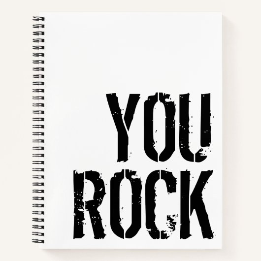 You Rock - Notitieboek (Voorkant)