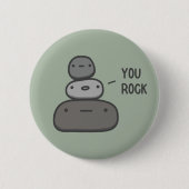 You Rock Ronde Button 5,7 Cm (Voorkant)