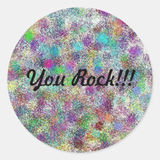 "You Rock!!!!" sticker