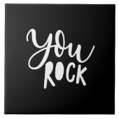 you rock tegeltje (Voorkant)