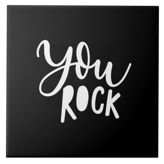 you rock tegeltje (Voorkant)