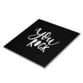 you rock tegeltje (Zijkant)