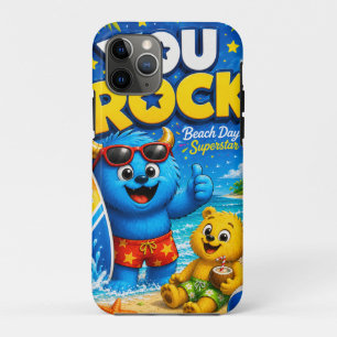 You Rock Tropisch Monster Strand Dag Collage Case-Mate iPhone Case