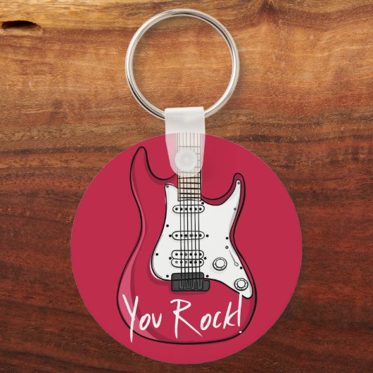 You Rock Valentijnsdag Sleutelhanger (Voorkant)