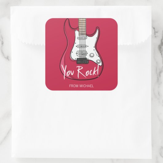 You Rock Valentijnsdag Stickers (Tas)