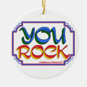 You Rock-versiering Keramisch Ornament (Voorkant)