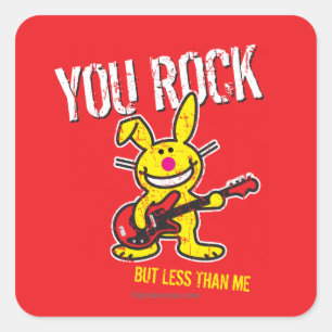 You Rock Vierkante Sticker