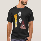 You Rock You Rule Grappige Rock en Graphic Ruler P T-shirt (Voorkant)