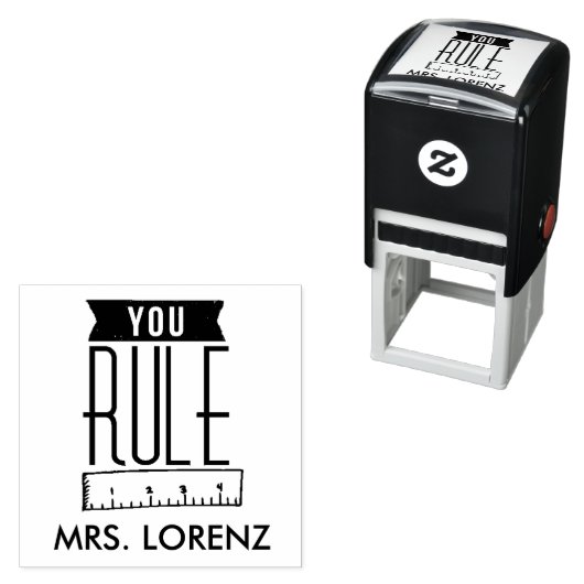 YOU RULE Teacher stempel (In situ)