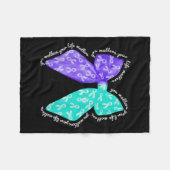 You S Your Life S Suicide Prevention Awareness Fleece Deken (Voorkant (Horizontaal))