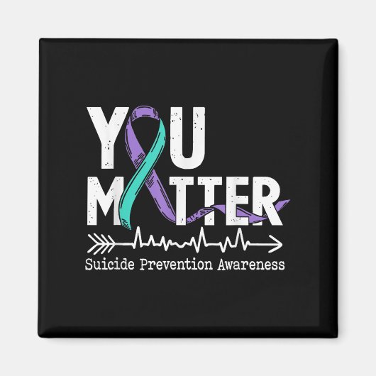 You Semicolon Suicide Prevention Awareness Week  Magneet (Voorkant)