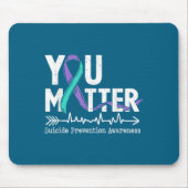 You Semicolon Suicide Prevention Awareness Week  Muismat (Voorkant)