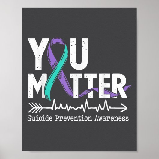 You Semicolon Suicide Prevention Awareness Week  Poster (Voorkant)