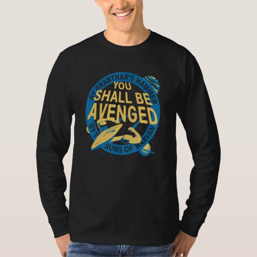 You Shall Be Avenged  Men Women T-shirt (Voorkant)