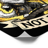 You Shall Not PSPSPS Grappige Tovenaar Kat Fantasi Poster (Hoek)