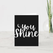 You Shine Womens T Shirt  Kaart (Voorkant)
