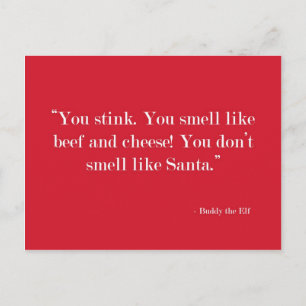 You smell like beef Postcard Feestdagenkaart