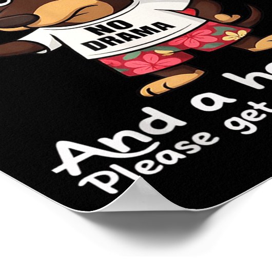 You Smell Like Drama And A Headache Please Get Awa Poster (Hoek)