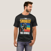 You Snooze You Bruise Paintball Game Squad For Men T-shirt (Voorkant volledig)