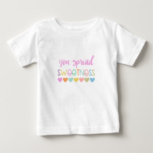 You Spread Sweetness - Cute Pastel Quote Design fo (Voorkant)