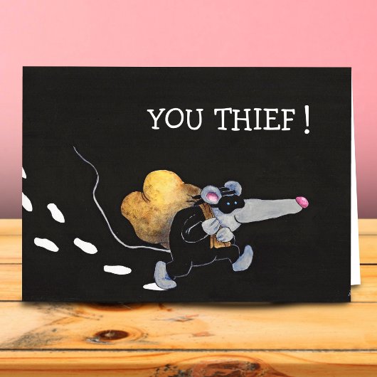 YOU STOLE MY HEART greeting card by Nicole Janes Feestdagen Kaart