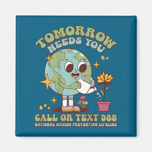 You Suicide Awareness Mental Health S  Magneet (Voorkant)