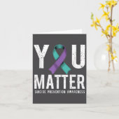 You Suicide Prevention Awareness  Kaart (Gele Bloem)
