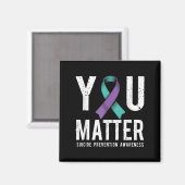 You Suicide Prevention Awareness Magneet (Voorkant / Achterkant)
