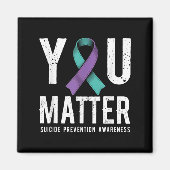 You Suicide Prevention Awareness Magneet (Voorkant)