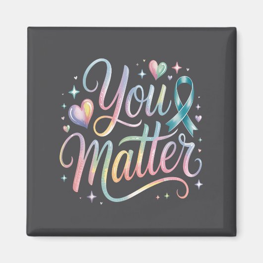 You Suicide Prevention Awareness  Magneet (Voorkant)