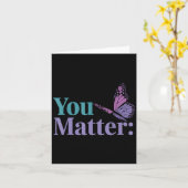 You Suicide Prevention Awareness Mental Health  Kaart (Gele Bloem)