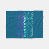 You Suicide Prevention Awareness Mental Health Mon Fleece Deken (Voorkant (Horizontaal))