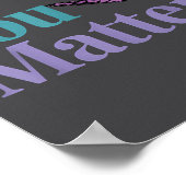 You Suicide Prevention Awareness Mental Health Poster (Hoek)