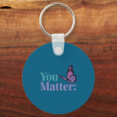 You Suicide Prevention Awareness Mental Health  Sleutelhanger (Voorkant)