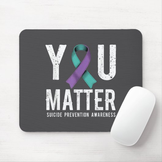 You Suicide Prevention Awareness  Muismat (Met muis)