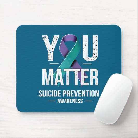 You Suicide Prevention Awareness  Muismat (Met muis)