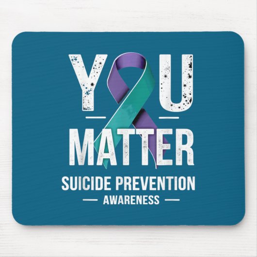 You Suicide Prevention Awareness  Muismat (Voorkant)