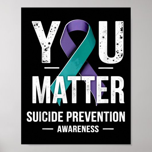 You Suicide Prevention Awareness  Poster (Voorkant)