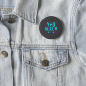 You Suicide Prevention Awareness Ribbon  Ronde Button 5,7 Cm (In situ)