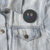 You Suicide Prevention Awareness Ribbon  Ronde Button 5,7 Cm (In situ)