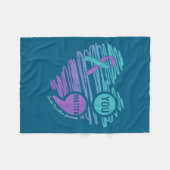 You Suicide Prevention Awareness Semicolon Suprt  Fleece Deken (Voorkant (Horizontaal))