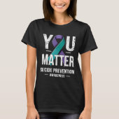 You Suicide Prevention Awareness  T-shirt (Voorkant)