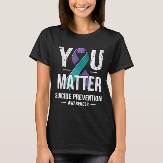 You Suicide Prevention Awareness  T-shirt (Voorkant)