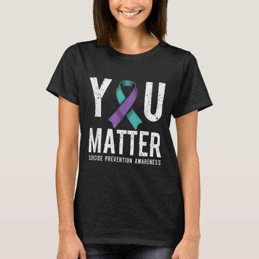 You Suicide Prevention Awareness T-shirt (Voorkant)