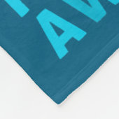 You Suicide Prevention Awareness Teal Purple Ribbo Fleece Deken (Hoek)