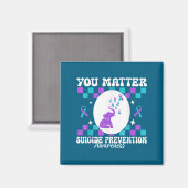 You Suicide Prevention Awareness Women Magneet (Voorkant / Achterkant)