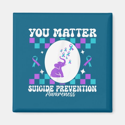 You Suicide Prevention Awareness Women Magneet (Voorkant)