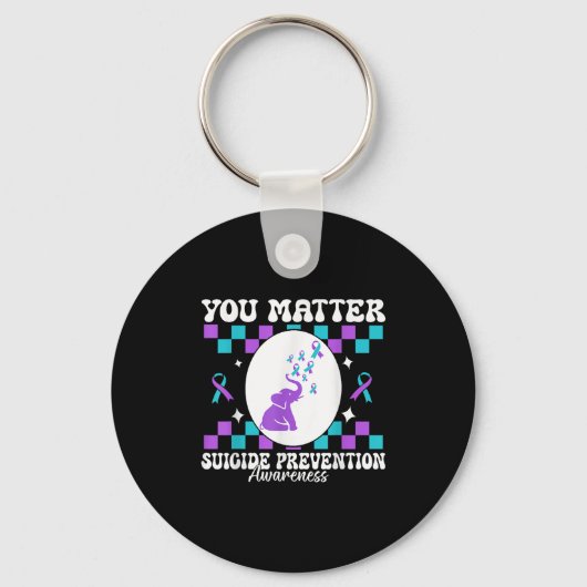 You Suicide Prevention Awareness Women Sleutelhanger (Voorkant)